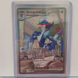 Pokemon Quaquaval EX 260/193 SV02 Paldea Evolved Special Illustration Holo HP 3… - Image 3
