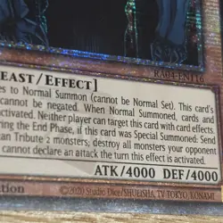 Yu-Gi-Oh: Obelisk the Tormentor RA04-EN116 - Quarter Century Secret Rare - NM - Image 3