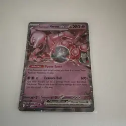 Pokemon TCG Destined Rivals Team Rocket's Mewtwo EX 205 Promo Card - Image 1