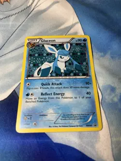 Glaceon Black Star Holo Promo BW90 Near Mint Pokemon Card - Image 1