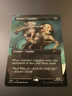 MTG Secret Lair #1098 Stitcher's Supplier Borderless NM - Image 1