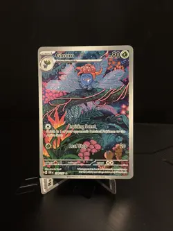 Pokemon TCG SV Obsidian Flames Gloom 198/197 Illustration Rare Card Near Mint - Image 1