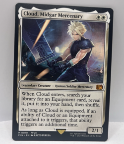 Cloud, Midgard Mercenary - Final Fantasy MTG - NM - Non Foil M 0010 - Image 1