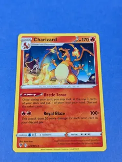 Charizard - 025/185 - Rare Vivid Voltage - Pokemon Card - NM - Image 1