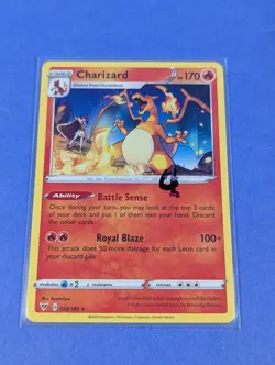 Charizard - 025/185 - Rare Vivid Voltage - Pokemon Card - NM - Image 3