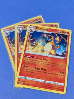 Charizard - 025/185 - Rare Vivid Voltage - Pokemon Card - NM - Image 4