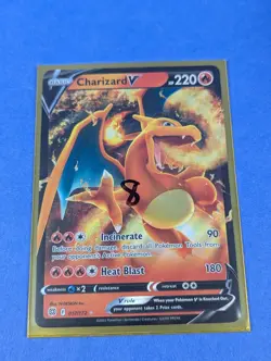 Charizard V - 017/172 - Rare Holo V Brilliant Stars - Pokemon Card - NM - Image 3