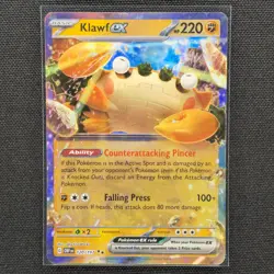 Klawf EX - 120/197 - Double Rare - Obsidian Flames - Pokemon Card - LP - Image 1