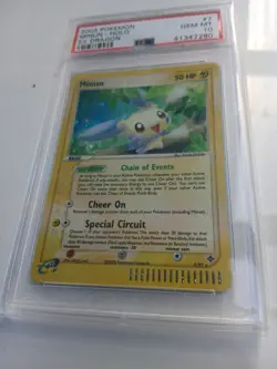 Pokemon Card Ex Dragon #7 Minun Holo PSA 10 GEM MINT 2003 Vintage - Image 3
