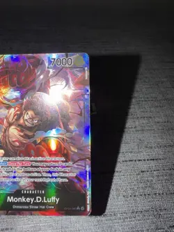 Carte One Piece Monkey.D.Luffy OP04-090 SR Alternate Alt English Card - Image 5