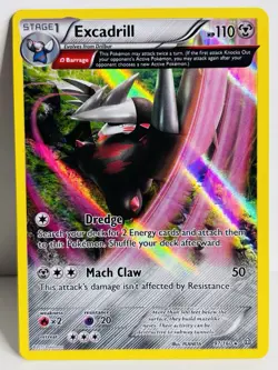 Pokemon TCG Cards Excadrill 97/160 Primal Clash Full Art Holo Rare - Image 1
