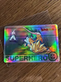 Dragon Ball Z Super Hero Card Prism Gotenks SSJ vs Majin Boo Power 60000 - Image 1