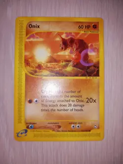 Carte Pokemon Onix 98/147 Vintage Card No Holo Aquapolis AQ - Image 1