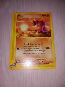 Carte Pokemon Onix 98/147 Vintage Card No Holo Aquapolis AQ - Image 2