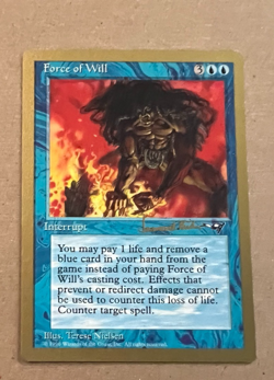 Force of Will - Championship Deck - MTG - Magic the Gathering - 1997 - Image 2