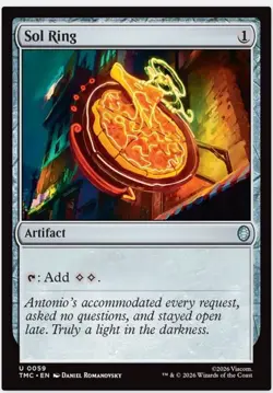 MTG TMNT SOL RING Teenage Mutant Ninja Turtles Uncommon Artifact - Image 1