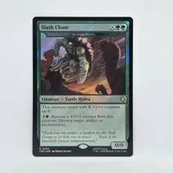 Slash Clone R 0052 Magic the Gathering TMNT (SURGE FOIL) - Image 1