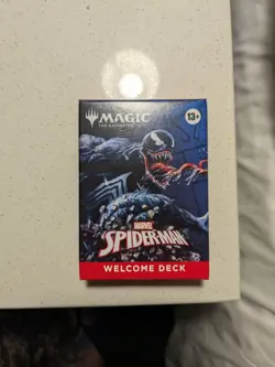Magic the Gathering - MTG - Spiderman Welcome Deck (Black) Venom cover Sealed - Image 1