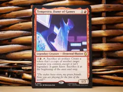 MTG Tempestra, Dame of Games 0027 RARE | NM Near Mint | TMNT TMC | 2026 - Image 1