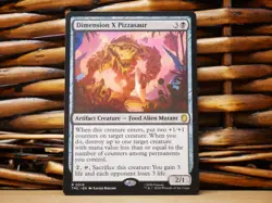 MTG Dimension X Pizzasaur 0016 RARE | NM Near Mint | TMNT TMC | 2026 - Image 1