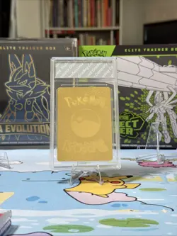 Pokemon Charizard VMAX - Gold Metal Display Card HP350 143/293 Fan ART Graded 10 - Image 2