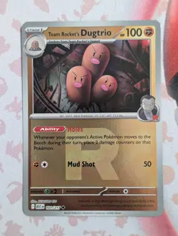 Team Rockets Dugtrio 101/217 - R Symbol Reverse Holo - Ascended Heroes - Pokemon - Image 1