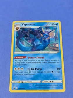 Vaporeon - SWSH072 - Holo Promo Sword & Shield Promos - Pokemon - NM - Image 1