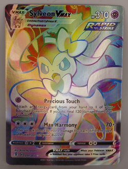 Pokemon TCG Sylveon VMAX Rainbow Secret Rare Card 2021 Evolving Skies 211/203 - Image 5
