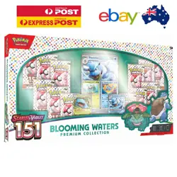 Pokemon TCG Scarlet and Violet 151 Blooming Waters Premium Collection Sealed Eng - Image 1