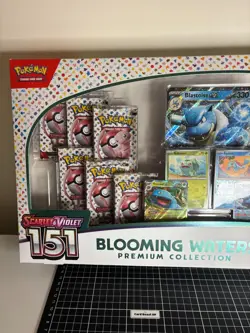 Pokemon TCG Scarlet and Violet 151 Blooming Waters Premium Collection Sealed Eng - Image 4