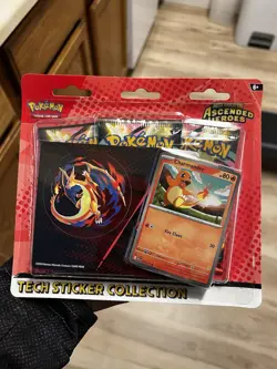 Pokemon TCG Mega Evolution–Ascended Heroes Tech Sticker Collection 3-Pack Promo - Image 1