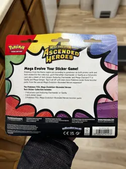 Pokemon TCG Mega Evolution–Ascended Heroes Tech Sticker Collection 3-Pack Promo - Image 2