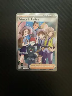 Friends in Paldea 137/131 Full Art Trainer Prismatic Evolutions Pokemon Card NM - Image 1
