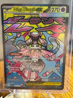 Mega Diancie 267/217 Ascended Heroes Mega Attack Rare Pokemon TCG NM - Image 1
