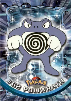 Poliwrath #62 Topps Trading Cards Series 1 Pokemon Near Mint - Image 1