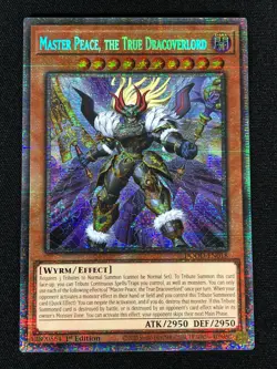 Yugioh Master Peace, the True Dracoverlord DOOD-EN018 1st Starlight (NM) - Image 1
