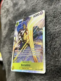 ONE PIECE TCG Borsalino Eb04-058 SR Holo Adventure On Kami’s Island - Image 3