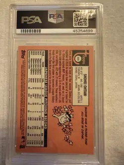 2018 Topps Heritage High Number - Shohei Ohtani #600 Rookie Card (RC) PSA9 - Image 2