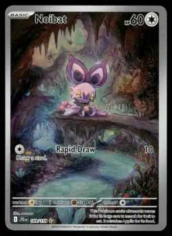 Pokemon Cards Noibat 169/159 Journey Together Illustration Rare NM - Image 1