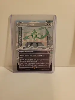 The Wind Crystal (Borderless, Regular, FIN 330, Mint) Final Fantasy MTG - Image 1