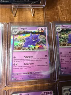 Pokemon Gengar Lot Of 7 094/165 sv2a Holo Card Full Art Vmax 156/264 SIR IR - Image 3