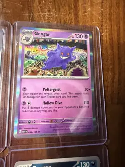 Pokemon Gengar Lot Of 7 094/165 sv2a Holo Card Full Art Vmax 156/264 SIR IR - Image 4