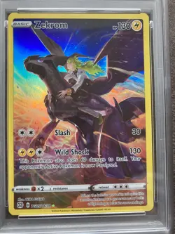 Pokemon TCG Zekrom TG05/TG30 Brilliant Stars - PSA 9 - Image 3