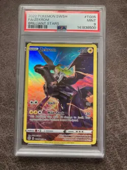 Pokemon TCG Zekrom TG05/TG30 Brilliant Stars - PSA 9 - Image 1