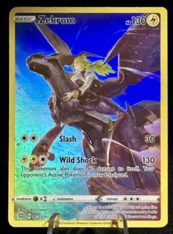 Pokemon tcg SWSH09: Brilliant Stars Trainer Gallery Zekrom #TG05/TG30 - Image 1