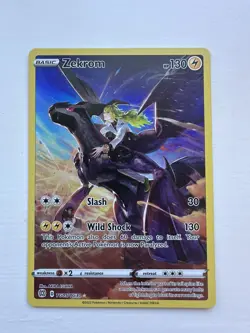 Pokemon TCG Brilliant Stars Zekrom Holo Ultra Rare Card TG05/TG30 - Image 2