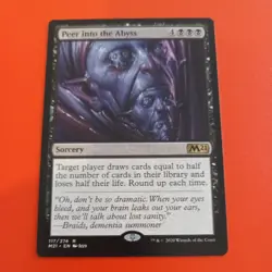 PEER INTO THE ABYSS - M21 - MTG - Magic the Gathering - Image 1