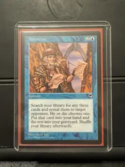 INTUITION - Tempest - EX/NM - Reserve list - MTG Magic the Gathering - Image 3