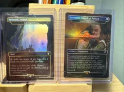 Magic the Gathering Herugrim, Sword of Rohan Foil Mythic And Henneth Annun - Image 1