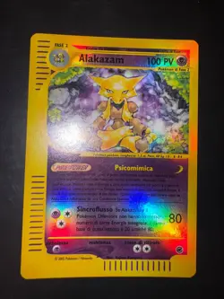 Carta Pokemon Alakazam 1/165 Set Expedition Reverse Holo Condizione NEARMINT Ita - Image 1